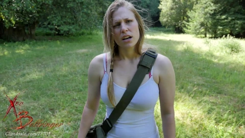 Xev Bellringer Blowjob - Water Thirst Quench Outdoors